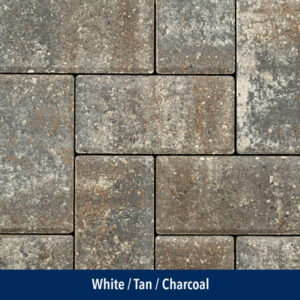 white-tan-charcoal paver